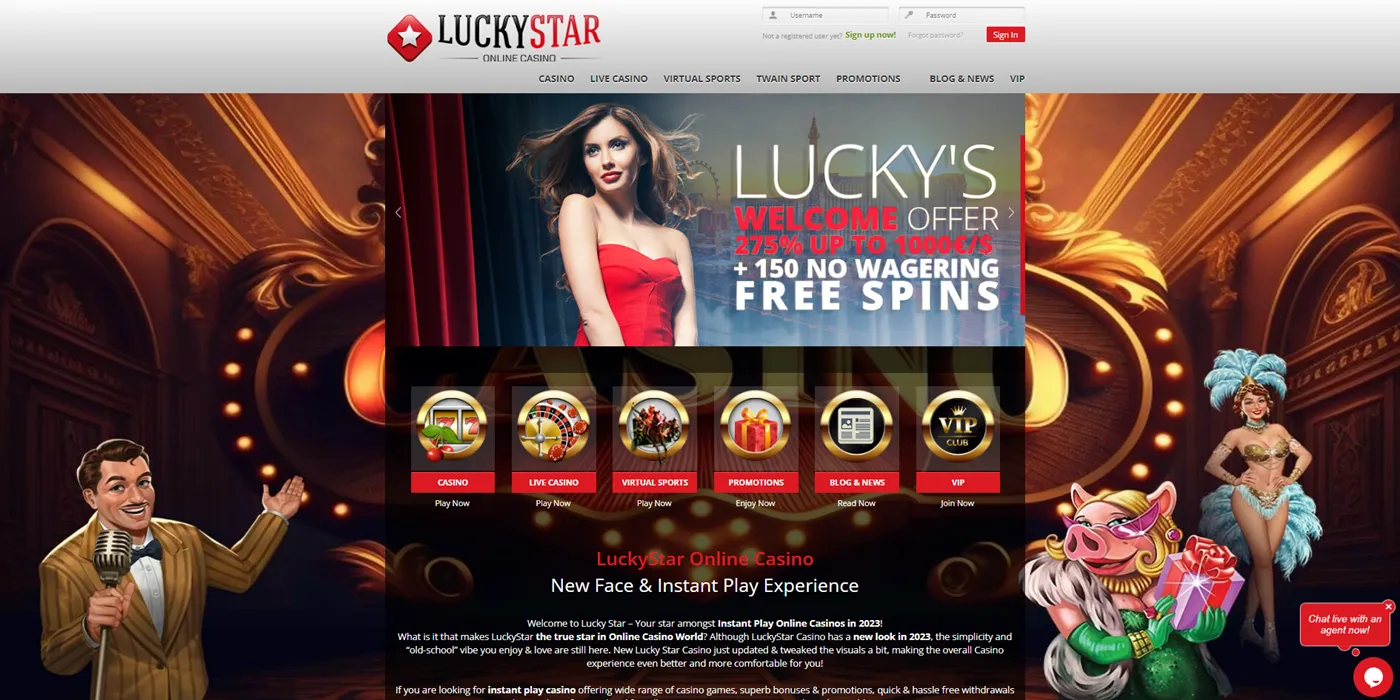 luckystar casino lucky star